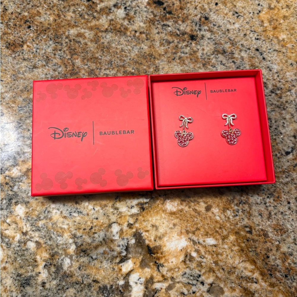 NEW Disney BaubleBar Holiday Mickey Mouse Earrings